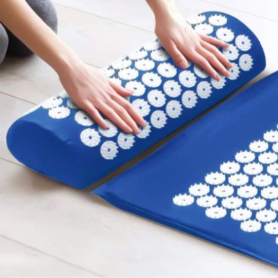 tapis acupression oreiller fleurs de lotus